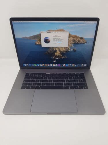 Apple Macbook Pro Touchbar A1707 15 2017 Core I7 256 Gb Ssd 16gb Space Gray Ebay