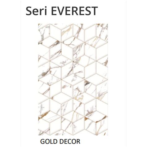 Jual Asia Tile Keramik Dinding Kamar Mandi Everest Deco Grey Everest