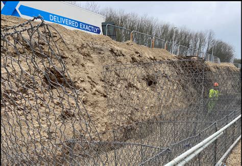 Retaining Wall Supporting A Maccaferri Indonesia