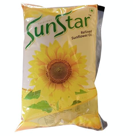 Litre Sunstar Refined Sunflower Oil Packaging Type Pouched At Rs