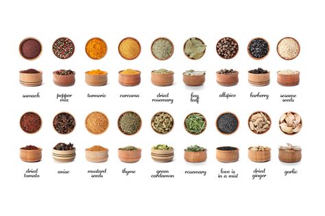 Herbs And Spices Name List