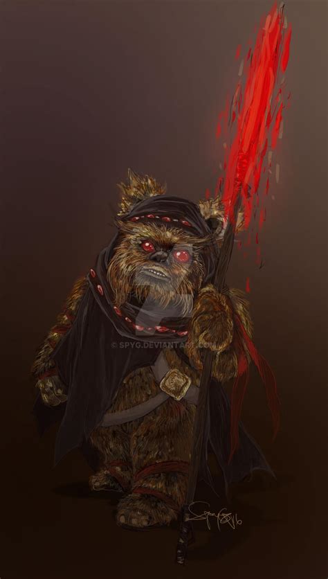 Sith Ewok by SpyG on DeviantArt