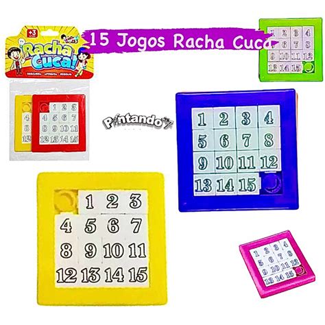 Kit Jogos Racha Cuca N Meros Quebra Cabe A Brinquedo Divertido