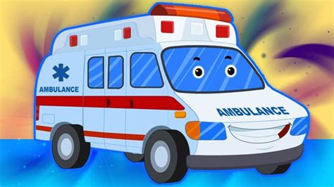 Картинки с машиной скорой помощи для детского сада.