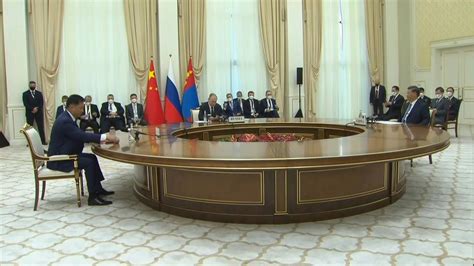 Russia S Putin China S Xi And Mongolia S Khurelsukh Meet In Uzbekistan