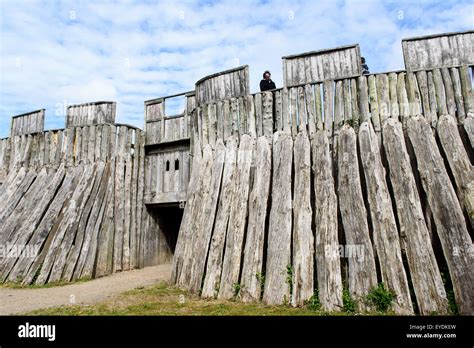 viking Castle Trelleborgen in Trelleborg, Sweden Stock Photo - Alamy