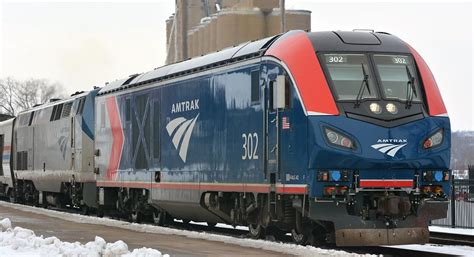 Eastbound Amtrak 302 And 22 Arriving At Red Wing Minnesota Flickr