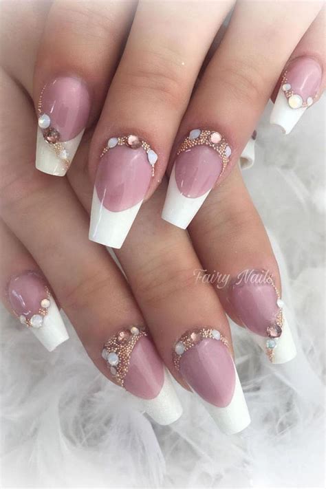 52 Luxury Coffin French Tip Nail Designs Style Vp Page 35