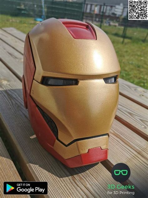 3d Printable New Iron Man Mark 3life Size Helmet・cults