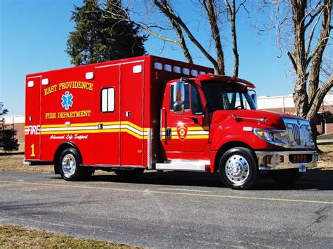 East Providence Ri Fd Ambulance 1 2014 International Terrastar Sfa