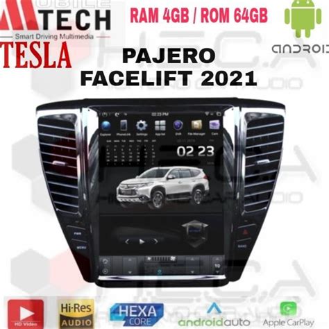 Jual Mtech Tesla Pajero Facelift Android Head Unit Din Double