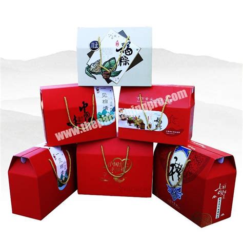 Food Packaging Corrugated Cardboard Paper Boxes Food Grade With Cotton Rope Handle