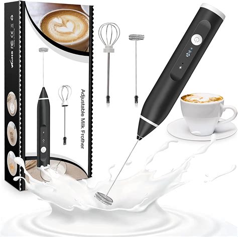 2 In 1 Electric Rechargeable Coffee Beater And Milk Frother And Foamer