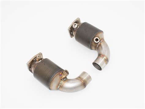 2x70mm 2x65mm Downpipe With 200 Cells Motorsport Cat FRIEDRICH