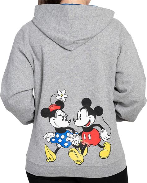 Disney Sudadera Con Capucha Para Mujer Dise O De Mickey Y Minnie Mouse