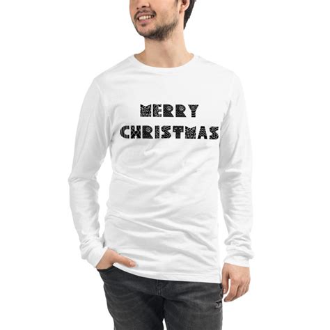 Merry Christmas Long Sleeve Shirt Long Sleeve Christmas Shirt Etsy