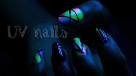 How To Get Glow In The Dark Nails Youtube