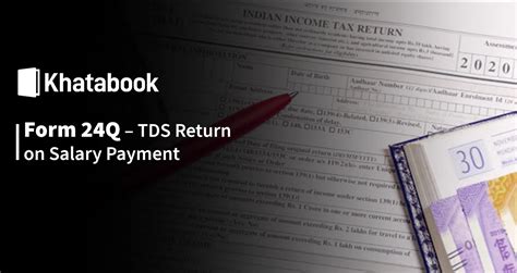 form    file tds return  salary payment  tds