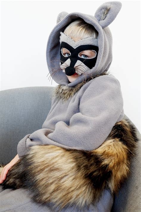 Raccoon Costume Kids Raccoon Costume Animal Costume | Etsy