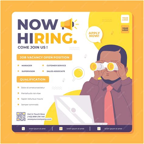 Hiring Poster Template