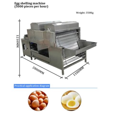 Hard Boiled Egg Peeling Machine Egg Breaking Machine Egg Peeling