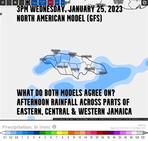 Weather Jamaica On Twitter Rainfall Is Being Predicted By The Ecmwf