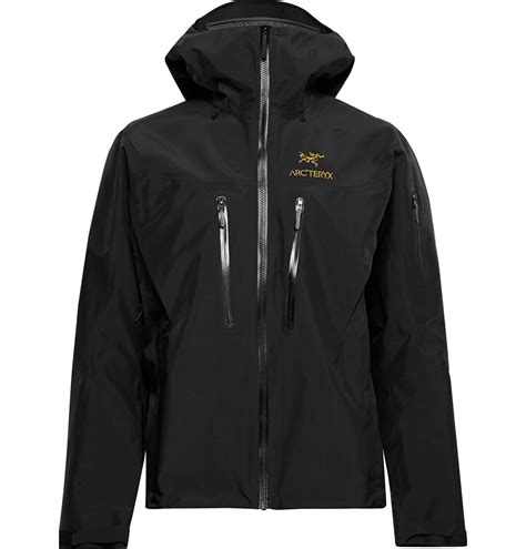 Arcteryx Alpha Sv Gore Tex Hooded Jacket Black Arcteryx