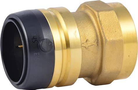 Sharkbite Inch Fnpt Adapter Push To Connect Brass Plumbing