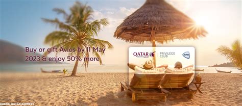 Qatar Airways Privilege Club Buy Avios 50 Bonus Through May 11 2023