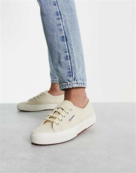 Superga 2750 Cotu Classic Trainers In Beige Asos