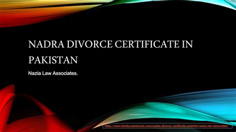 Ppt Best Female Divorce Lawyer For Nadra Divorce Certificate In