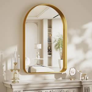 Glsland In W X In H Arch Metal Deep Framed Wall Bathroom Vanity