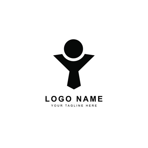 Creative black logo design on white background 9283284 Vector Art at ...