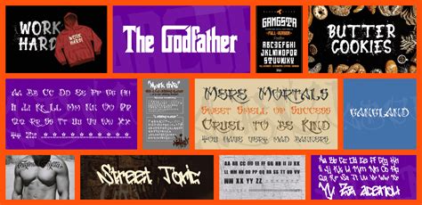 10+ Original gangsta fonts in 2021 for every taste and purposes