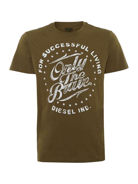 Diesel T Shirts Mens Diesel Tees And Polo Shirts Lyst