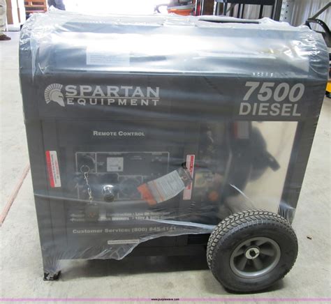 Spartan 7500d Industrial Generator In Mattoon Il Item D9259 Sold Purple Wave