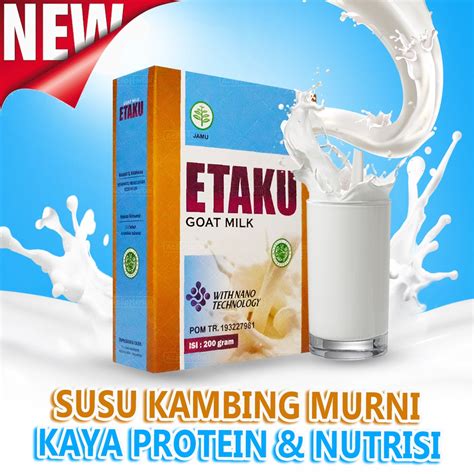 Jual Susu Kambing Etawa Asli Original Walatra Etaku 1 Box Isi 200 Gram