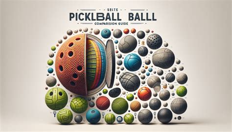 The Ultimate Pickleball Ball Comparison Guide: Choose the Best ...