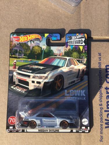 Hot Wheels Boulevard Premium 2023 R34 Skyline LB ER34 LBWK Liberty Walk