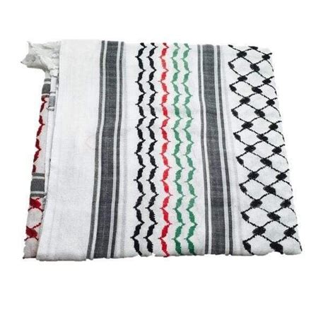 The Original Keffiyeh Palestinian Flag Hatta Original Brand 100 Cotton