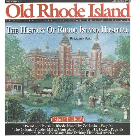 “The History of Rhode Island Hospital.” – Rhode Island History Navigator