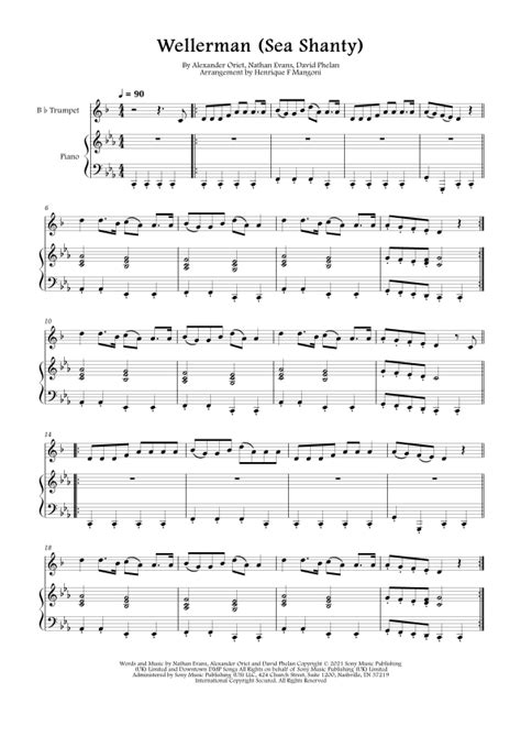 Wellerman Sheet Music By Nathan Evans For Piano Keyboard 06 27 2024