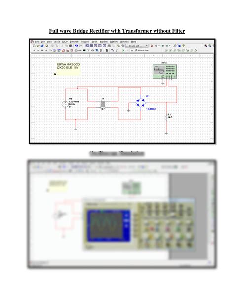 Solution Making Simulation Model On Multisim And Ltspice Software Of