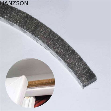 Waterproof Mohair Door Seal Sliding Window Seal Strip Pvc Material