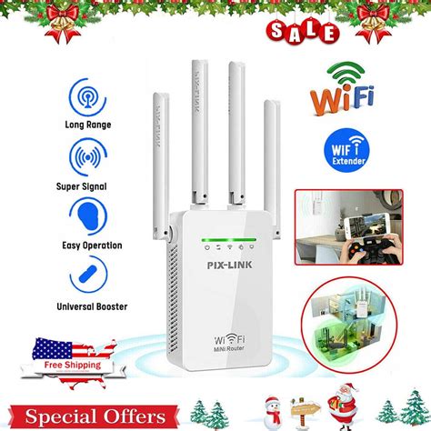 Wifi Range Extender Repeater Mbps Wireless Amplifier Router Signal