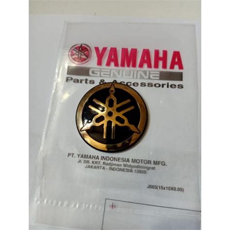 Jual Emblem Logo Yamaha D Garputala Gold Yamah Xmax R New Alll