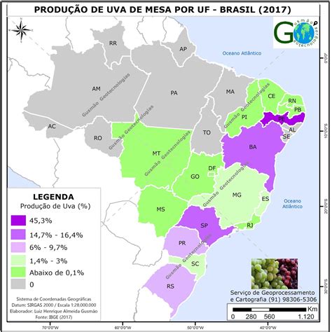 Geografia E Cartografia Digital Mapas Das Frutas De Onde Vem Cada Uma