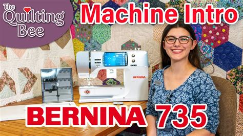 Bernina 735 Machine Overview With Bailey A High End 5mm Sewing