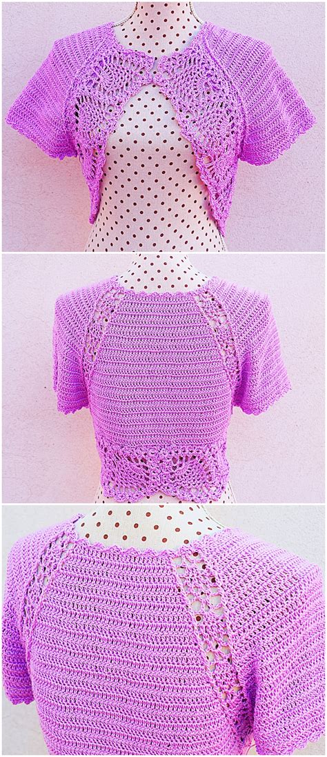 Crochet Bolero For Women Crochet Ideas