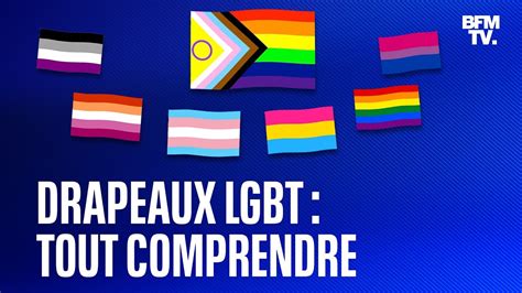 Marche des fiertés que signifient les différents drapeaux LGBT YouTube